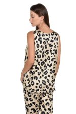Satin animal print top - Image 2