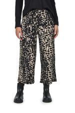 Cropped animal print wide pants - Image 2