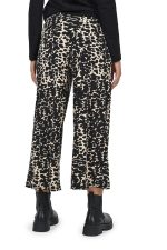 Cropped animal print wide pants - Image 4