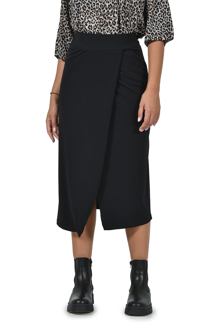 Long black wrap skirt - Womans Clothes - Dresses - Xanashop