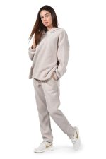 Beige chenille sweatpants