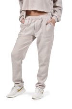 Beige chenille sweatpants - Image 2