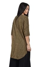 Long metallic golden top - Image 3