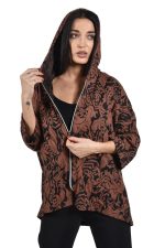 Embroidered zipped jacket - Image 2