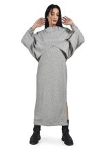 Light grey shawl -top