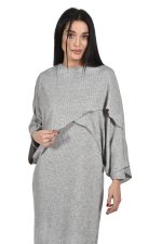 Light grey shawl -top - Image 2