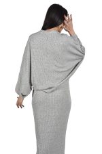 Light grey shawl -top - Image 4