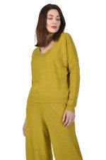 Boxy oversized purple sweater