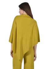 Lime knitted cape - Image 3