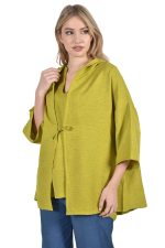 Lime hooded jacket - Image 2