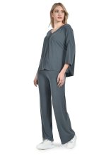 Loose petrol stonewashed ensemble - Image 2