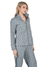 Jacquard zipped jacket