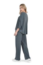 Loose petrol stonewashed ensemble - Image 3