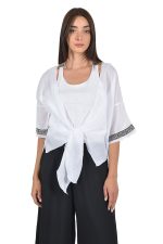 White gauze kimono