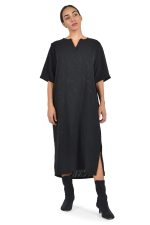 Black oversized loose dress - Image 2