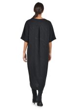 Black oversized loose dress - Image 3