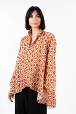 Asymmetric cotton shirt