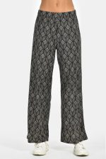 Straight geometric print pants - Image 2