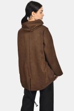 Brown suede zipped jacket - Image 3
