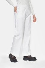 Λευκό τζην παντελόνι σε φαρδιά ίσια γραμμή - Image 3