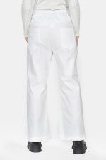 Λευκό τζην παντελόνι σε φαρδιά ίσια γραμμή - Image 4