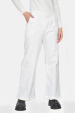 Λευκό τζην παντελόνι σε φαρδιά ίσια γραμμή - Image 2