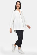 Μαύρο ριγέ παντελόνι σε ανδρική γραμμή