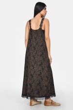 Φόρεμα σε εμπριμέ μαγιόπανο με δαντέλα - Image 3