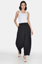 Μαύρο oversized σαλβάρι