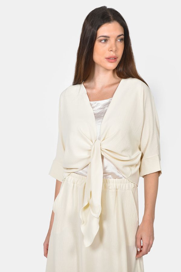 Vanilla Jersey wrap top