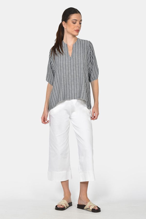 Off white wide jeans in soft denim